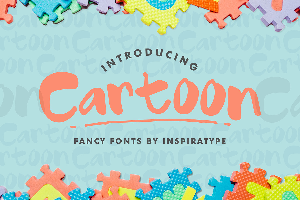 Cartoon - Fancy Font in Display Fonts - product preview 8
