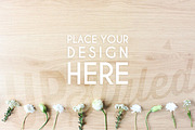 Floral Mock Up Stock Photo A110