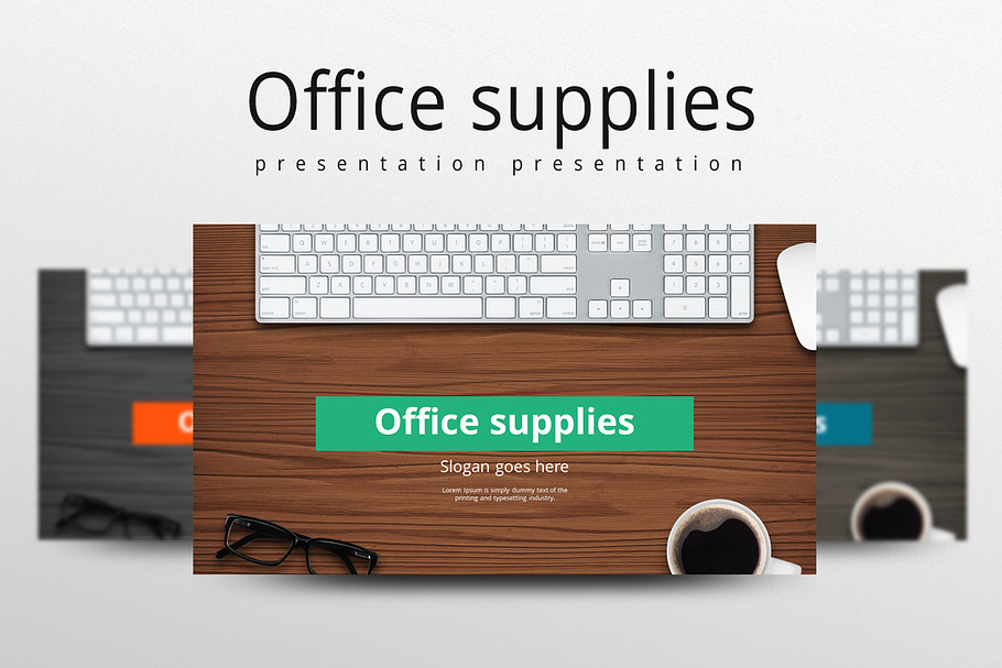 Office Supplies in PowerPoint Templates - product preview 8