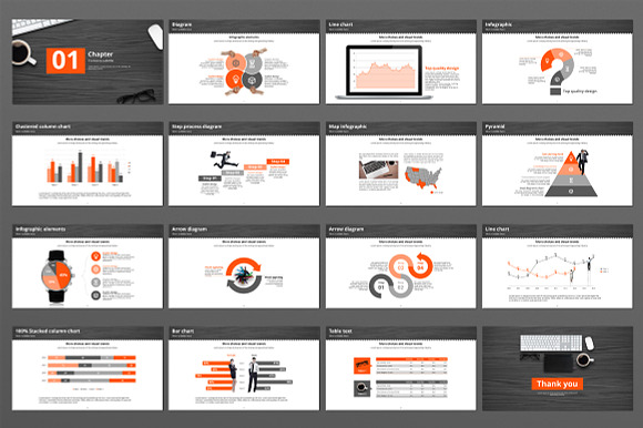 Office Supplies in PowerPoint Templates - product preview 2