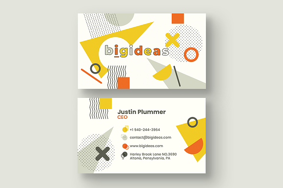 Coworking Space Business Card in Business Card Templates - product preview 1