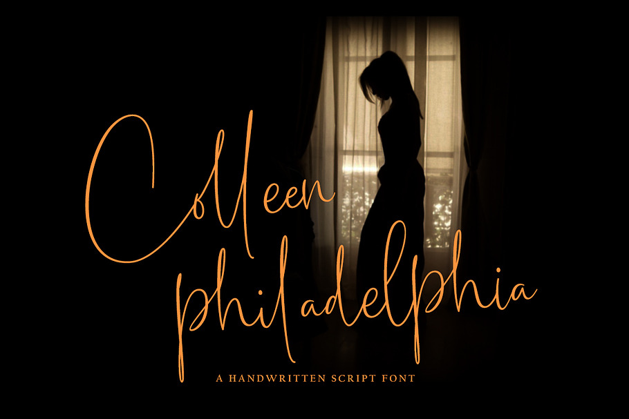 Colleen philadelphia / Handwritten in Script Fonts - product preview 8
