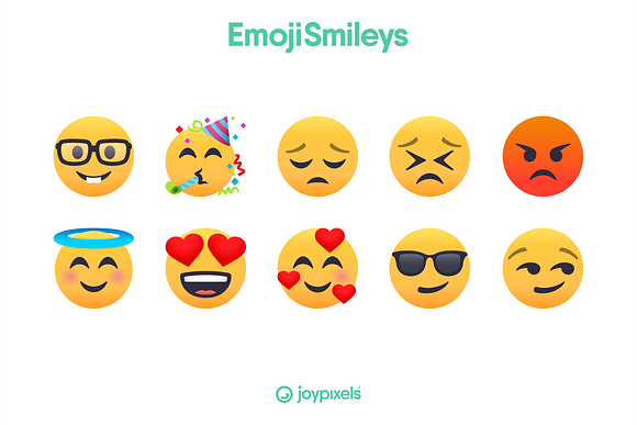 Emoji Smiley Icons by JoyPixels® in Smiley Face Icons - product preview 1