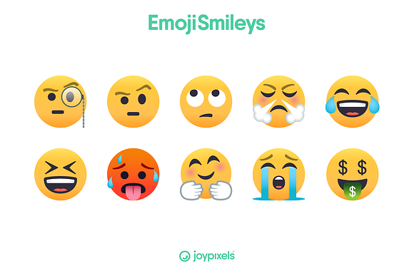 Emoji Smiley Icons by JoyPixels® in Smiley Face Icons - product preview 2