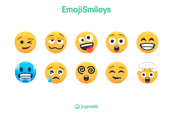 Emoji Smiley Icons by JoyPixels® in Smiley Face Icons - product preview 4