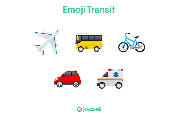 Emoji Transit Icons by JoyPixels® in Car Icons - product preview 3