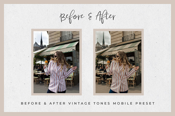 Vintage Lightroom Mobile Presets in Add-Ons - product preview 4