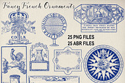 Vintage French Ornament Brushes