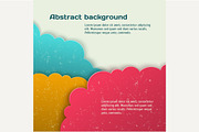 Abstract 3d vector background.