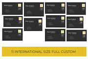 Business Card Minimal 11 Size Full
