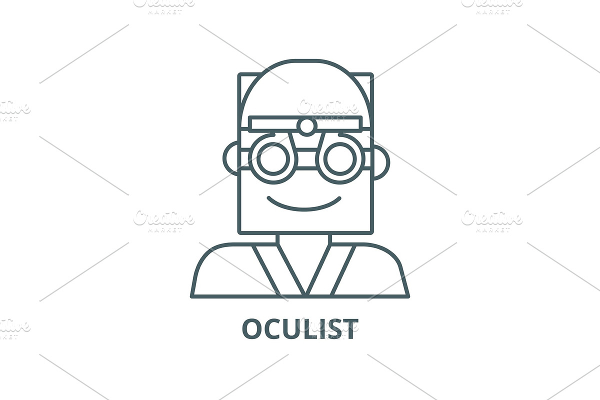 Oculist,ophthalmologist,eye doctor in Objects - product preview 8