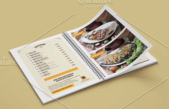 Vintage Restaurant Menu Template in Magazine Templates - product preview 4