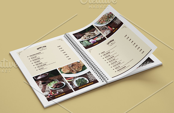Vintage Restaurant Menu Template in Magazine Templates - product preview 5