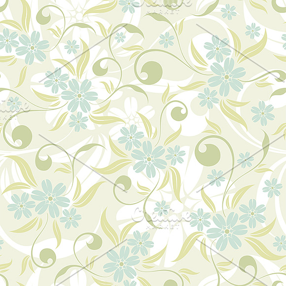 Flower Seamless Patterns in Patterns - product preview 3