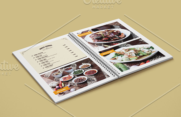 Vintage Restaurant Menu Template in Magazine Templates - product preview 6