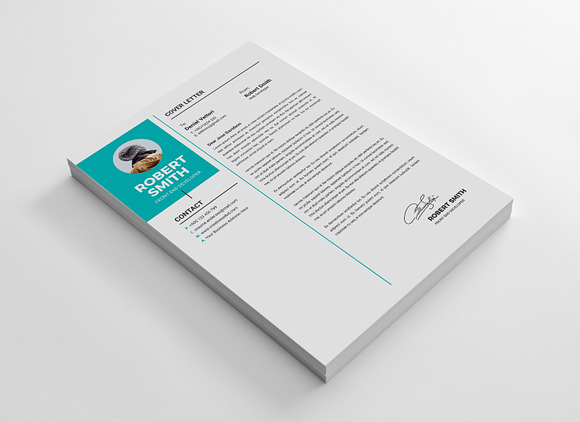 Resume in Letter Templates - product preview 4