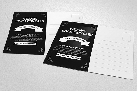 Wedding Invitations Cards in Wedding Templates - product preview 1