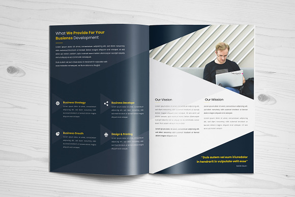 Business Brochure Design - 8 Pages in Brochure Templates - product preview 2