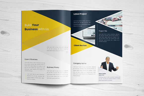 Business Brochure Design - 8 Pages in Brochure Templates - product preview 3