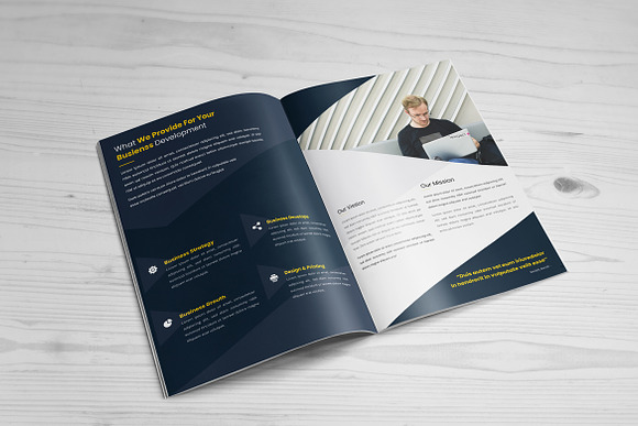 Business Brochure Design - 8 Pages in Brochure Templates - product preview 4