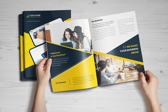 Business Brochure Design - 8 Pages in Brochure Templates - product preview 5