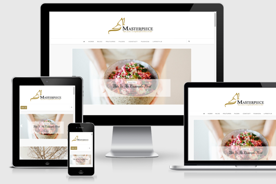 Blogger Template- Masterpiece in Website Templates - product preview 8