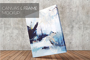 Minimalist Canvas Frame Mock-Up