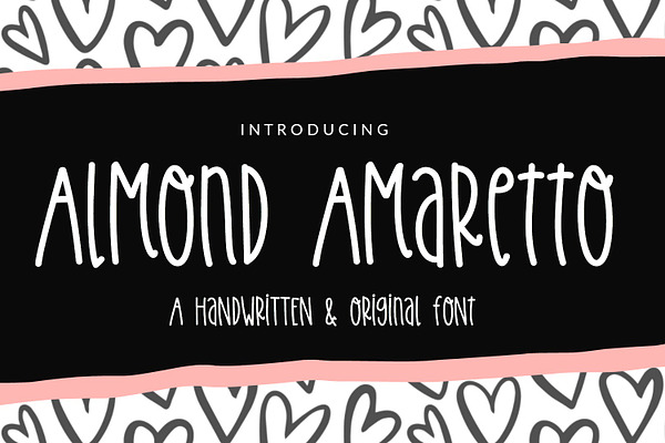 Almond Amaretto Handwritten Font