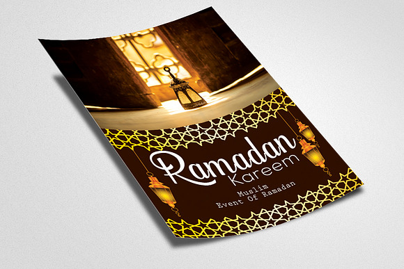 Ramadan Kareem Muslim Event Flyers in Flyer Templates - product preview 1
