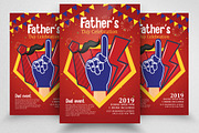 Super Dad Father Day Flyer Templates