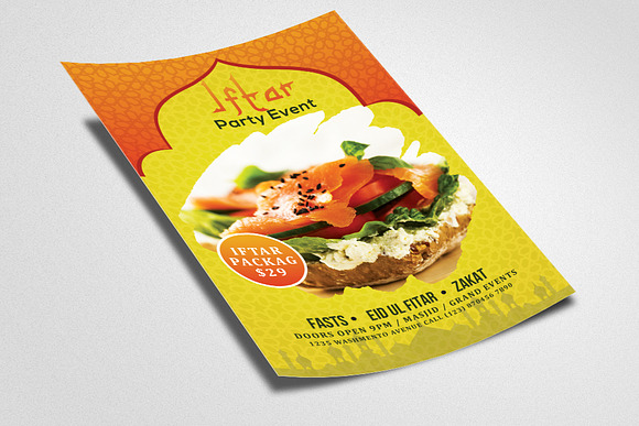 Iftar Food Discount Flyer Templates in Flyer Templates - product preview 1