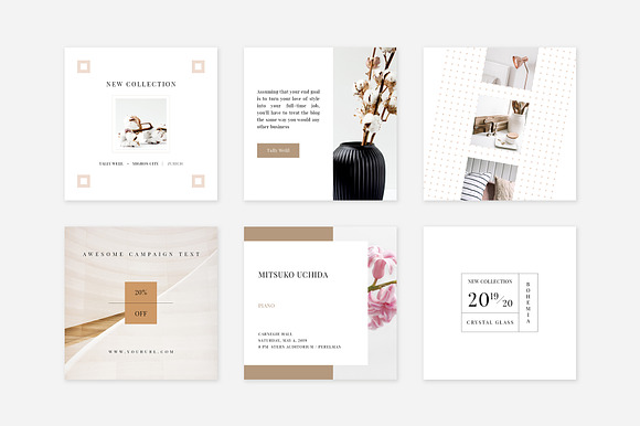 Graceful Instagram Pack in Instagram Templates - product preview 3