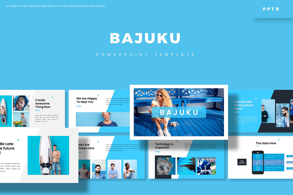 Bajuku - Powerpoint Template in PowerPoint Templates - product preview 8