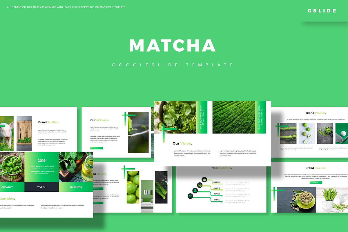 Matcha - Google Slides Template in Google Slides Templates - product preview 8