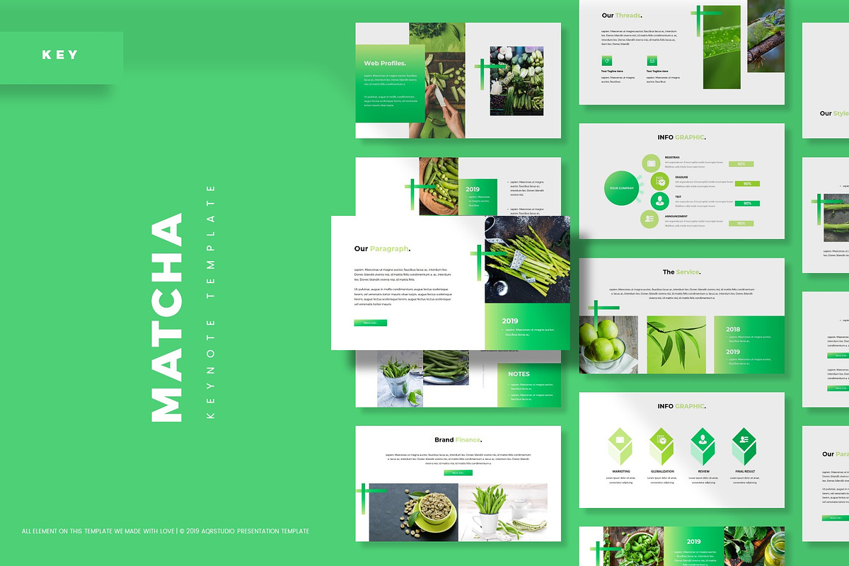 Matcha - Keynote Template in Keynote Templates - product preview 8