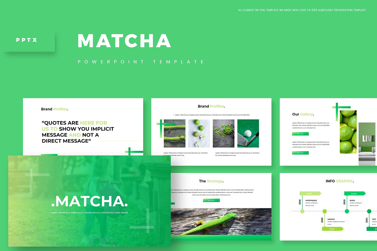 Matcha - Powerpoint Template in PowerPoint Templates - product preview 8