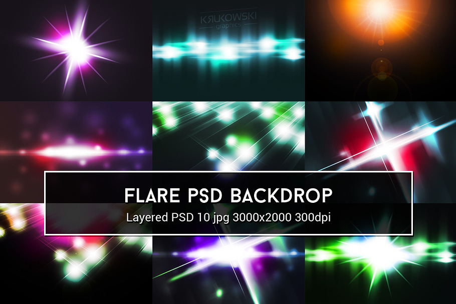 Light Flare PSD Backdrop in Textures - product preview 8