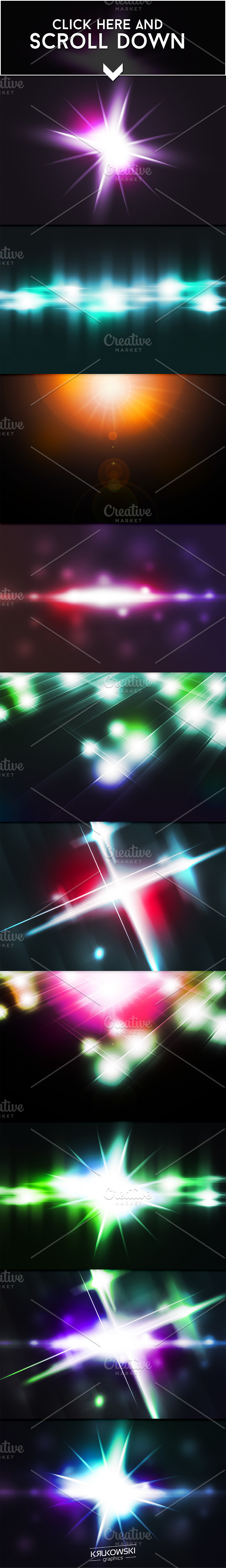 Light Flare PSD Backdrop in Textures - product preview 1