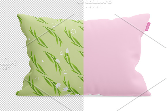 Rectangular pillow mockup in Mockup Templates - product preview 3