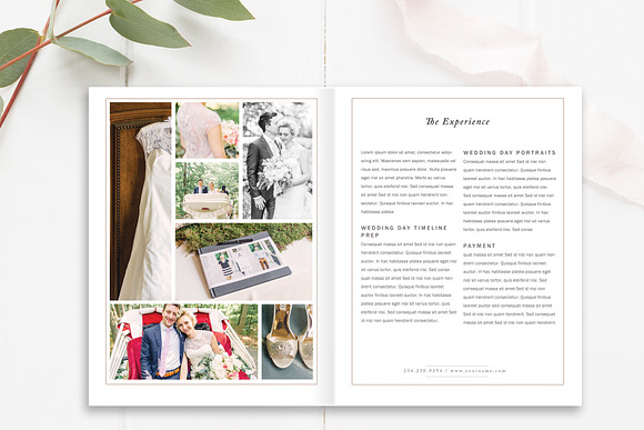 Wedding Photographer Magazine in Magazine Templates - product preview 2