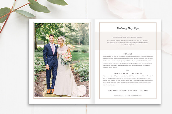 Wedding Photographer Magazine in Magazine Templates - product preview 7