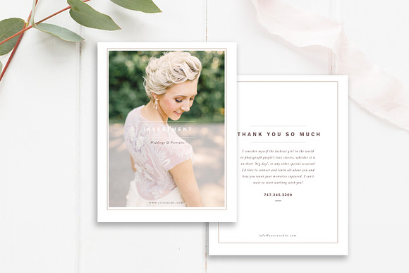 Wedding Photographer Magazine INDD in Magazine Templates - product preview 1