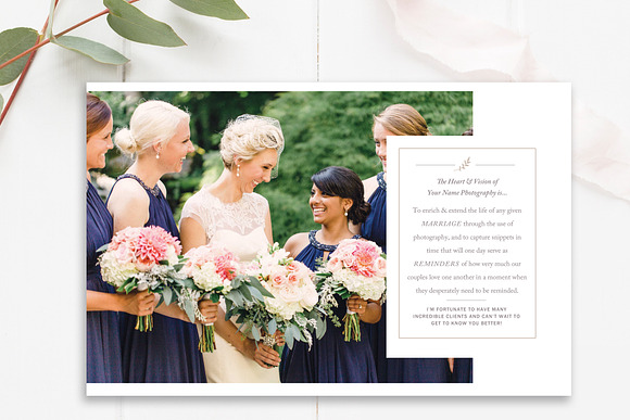 Wedding Photographer Magazine INDD in Magazine Templates - product preview 3