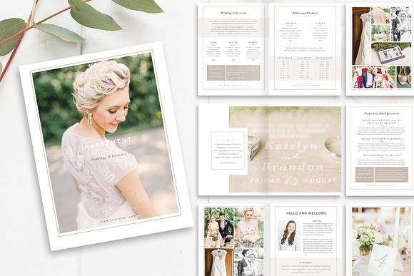 Wedding Photographer Magazine INDD in Magazine Templates - product preview 7