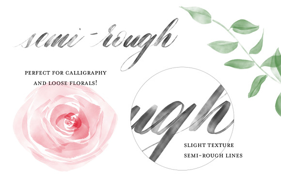Procreate Loose Floral Brushes in Photoshop Brushes - product preview 5