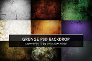 Grunge PSD Backdrop
