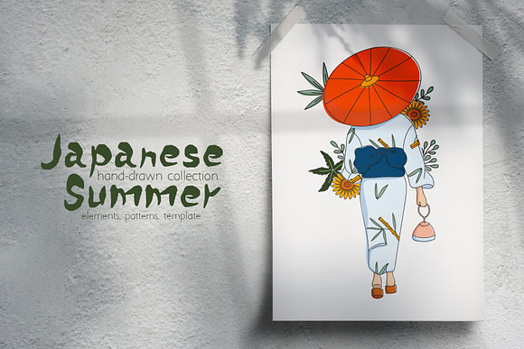 Japanese Summer Essentials in Illustrations - product preview 5
