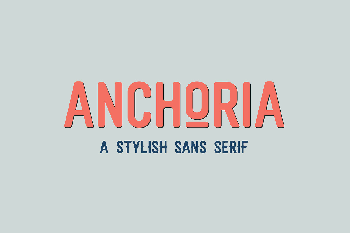 ANCHORIA — Stylish Sans Serif Font in Display Fonts - product preview 8