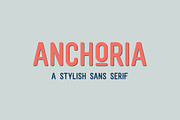 ANCHORIA — Stylish Sans Serif Font