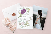 Wedding Invitations and Clipart Set